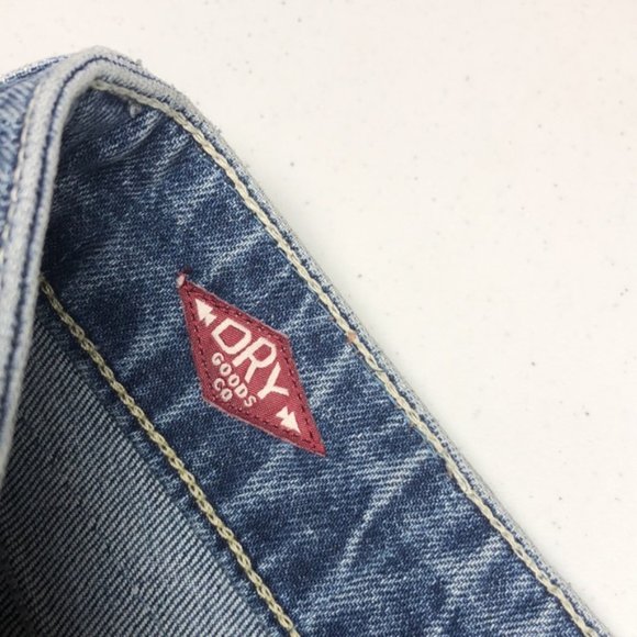 HEAVYWEIGHT MENS DRY GOODS CO STRAIGHT JEANS 36x30 ๐ - Picture 8 of 14